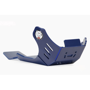 Sabot bleu en plastique PEHD avec protection de biellette pour Husqvarna FC250 - FC350