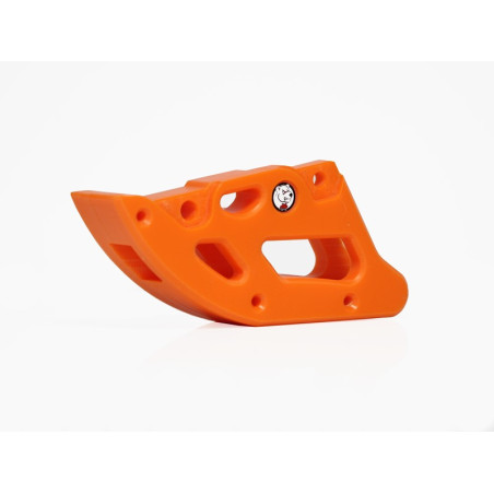 Guide chaine orange en plastique UHMW pour KTM