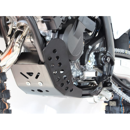 Côté gauche du sabot noir en plastique PEHD pour KTM et Husqvarna