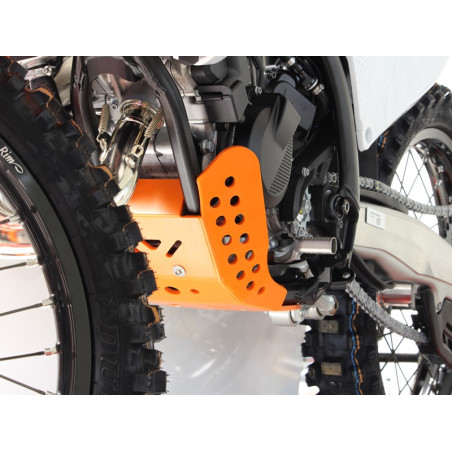 Côté gauche du sabot orange en plastique PEHD pour KTM 125SX et 150EXC