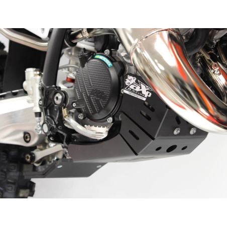 Côté droit du sabot noir en plastique PEHD avec protection de biellette pour KTM et Husqvarna