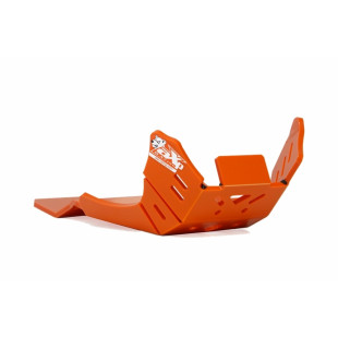Sabot orange en plastique PEHD avec protection de biellette pour KTM 125SX et 125XC