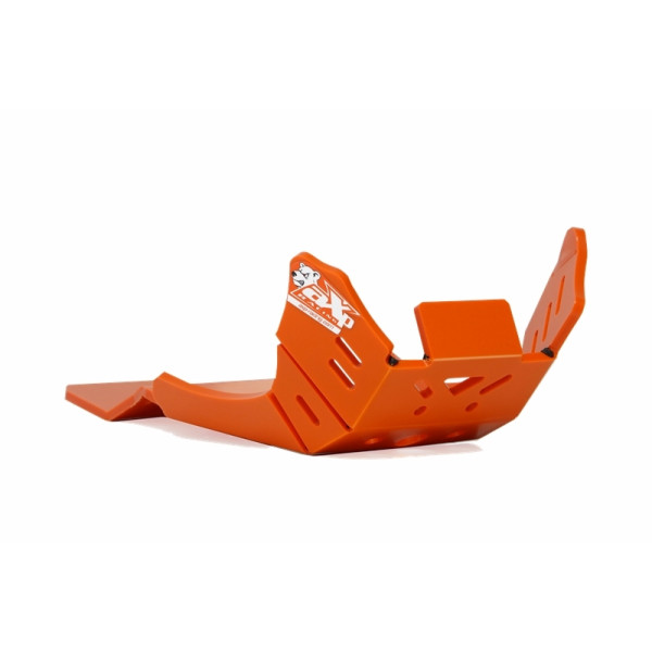 Sabot orange en plastique PEHD avec protection de biellette pour KTM 125SX et 125XC