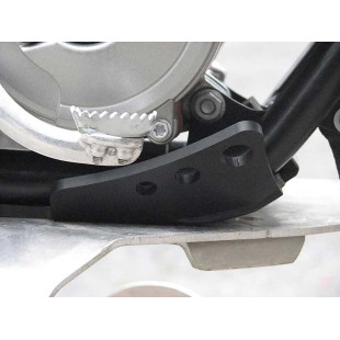 Sabot noir en plastique PEHD 6mm pour KTM 65SX