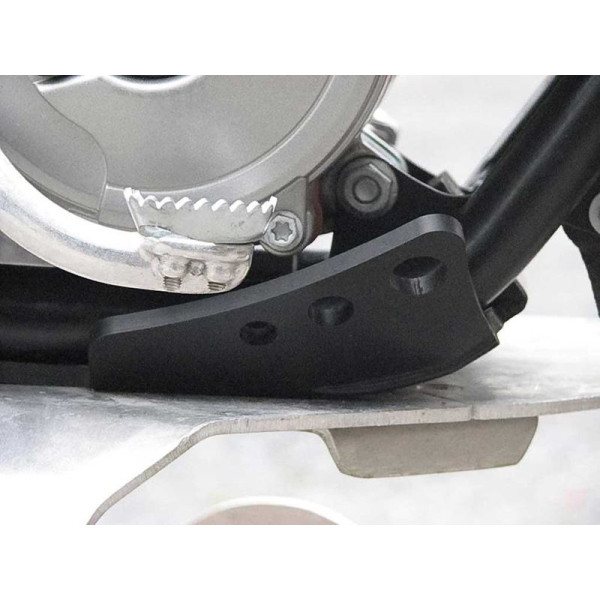 Sabot noir en plastique PEHD 6mm pour KTM 65SX
