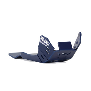 Sabot bleu en plastique PEHD avec protection de biellette pour Husqvarna TC125 - TE150