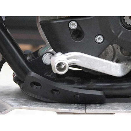 6mm black HDPE plastic skid plate for KTM 65SX