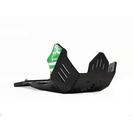 Sabot noir en plastique PEHD avec protection de biellette pour Kawasaki KX250