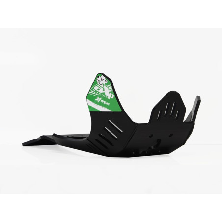 Sabot noir en plastique PEHD avec protection de biellette pour Kawasaki KX450