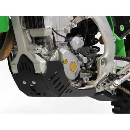 Côté gauche du sabot en plastique PEHD avec protection de biellette pour Kawasaki KX450