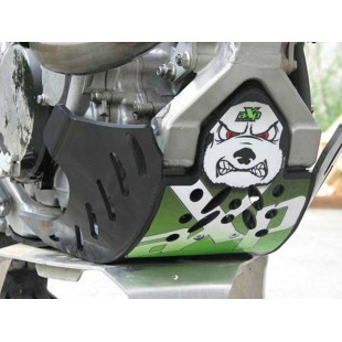 Sabot noir en plastique PEHD 6mm pour Kawasaki KX450F