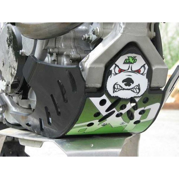 Sabot noir en plastique PEHD 6mm pour Kawasaki KX450F