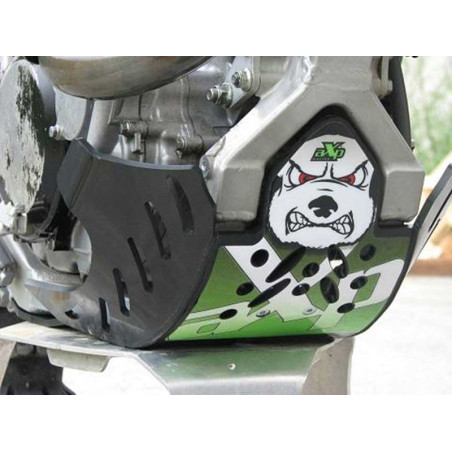 Sabot noir en plastique PEHD 6mm pour Kawasaki KX450F