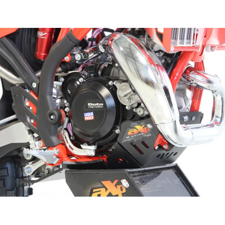 Côté droit du sabot noir en plastique PEHD avec protection de biellette pour Beta 250 et 300Xtrainer