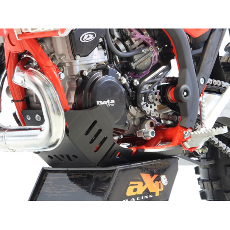 Côté gauche du sabot noir en plastique PEHD avec protection de biellette pour Beta 250 et 300Xtrainer