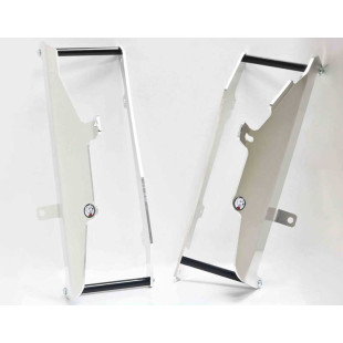 Protections de radiateurs en aluminium avec entretoises noires pour Kawasaki KX250F 2