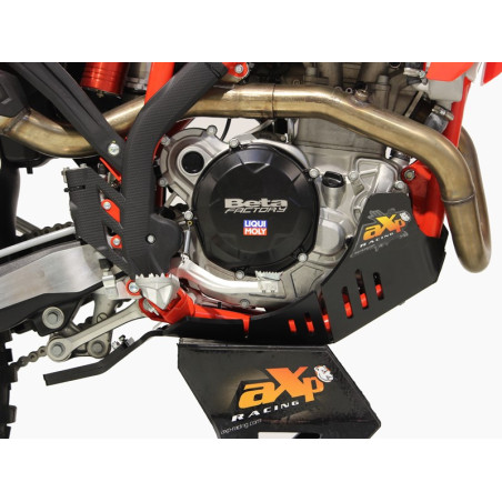 Côté droit du sabot noir en plastique PEHD avec protection de biellette pour Beta 350RR - 500RR