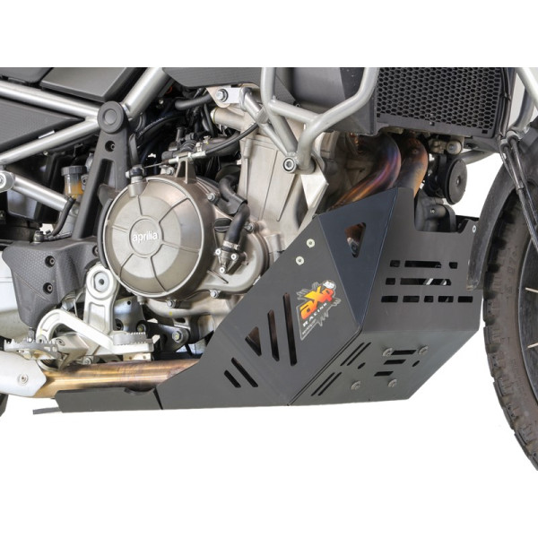 Côté droit du sabot noir en plastique PEHD 8mm pour Aprilia Tuareg 660