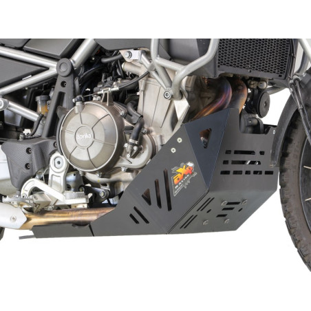 Côté droit du sabot noir en plastique PEHD 8mm pour Aprilia Tuareg 660