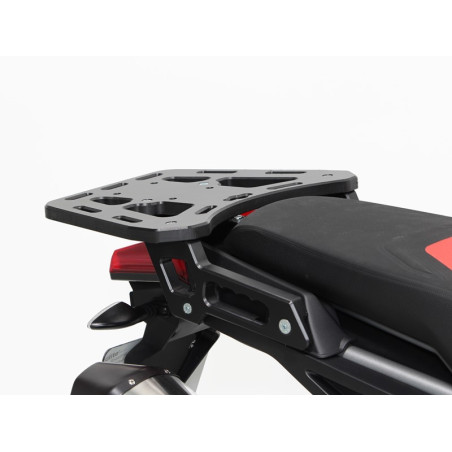 Côté droit du porte paquet noir en plastique PEHD 15mm pour Aprilia Tuareg 660