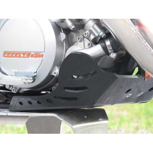 Sabot noir en plastique PEHD 6mm pour KTM 125SX - 125EXC