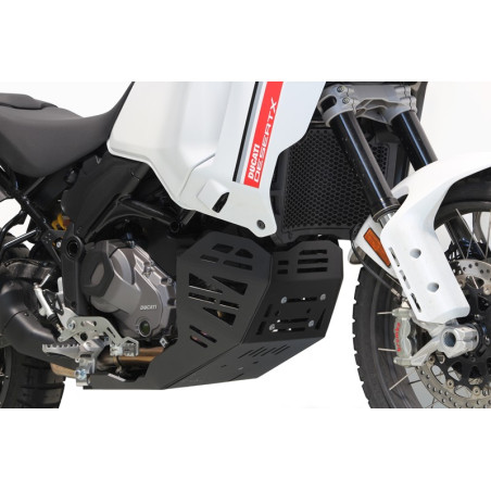 Côté droit du sabot noir en plastique PEHD 8mm pour Ducati Desert X