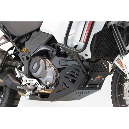 Côté droit du sabot noir en plastique PEHD 8mm pour Ducati Desert X