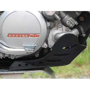 Sabot noir en plastique PEHD 6mm pour KTM 125SX - 125EXC 2
