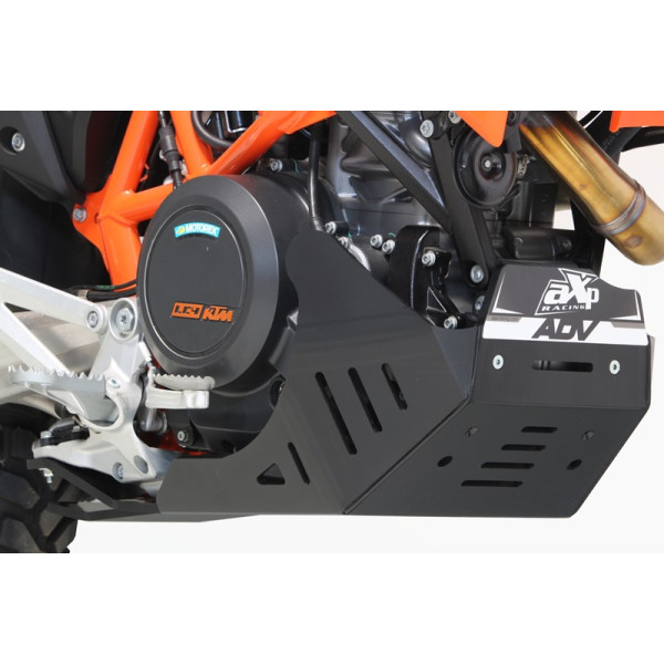 Côté droit du sabot noir en plastique PEHD avec protection de biellette pour GasGas 700 - Husqvarna 701 - KTM 690