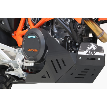 Côté droit du sabot noir en plastique PEHD avec protection de biellette pour GasGas 700 - Husqvarna 701 - KTM 690