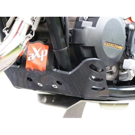 6mm black HDPE plastic skid plate for KTM 125SX - 125EXC