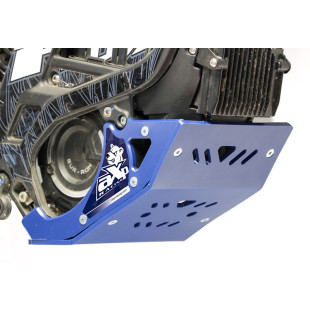 Blue HDPE plastic skid plate for Surron Lightbee 2