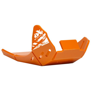 Orange PEHD plastic skid plate for KTM 250EXC and 300EXC