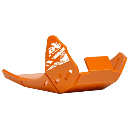 Orange PEHD plastic skid plate for KTM 250EXC and 300EXC