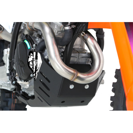 Côté droit du sabot en plastique PEHD noir pour KTM 250EXCF et 350EXCF