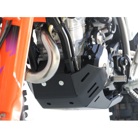 Côté gauche du sabot en plastique PEHD noir pour KTM 250EXCF et 350EXCF