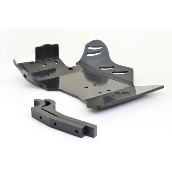 Fixations du sabot noir en plastique PEHD 6mm pour KTM 250SX