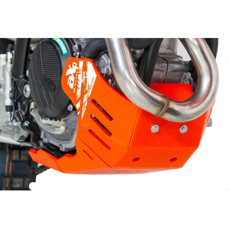 Côté droit du sabot orange en plastique PEHD pour KTM 250EXCF et 350EXCF