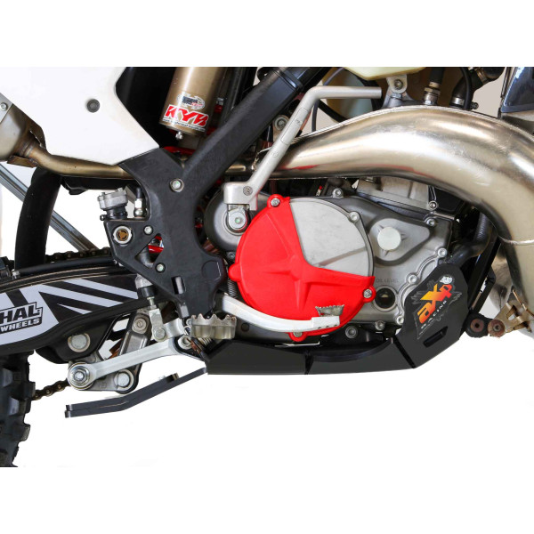 Right side of the HDPE plastic skid plate for Rieju MR250 and MR300 pro