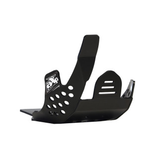 Black HDPE plastic skid plate for Yamaha YZ450F and YZ450FX