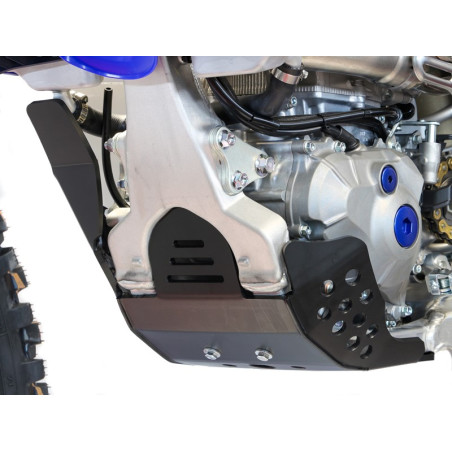 Côté gauche du sabot en plastique PEHD noir pour Yamaha YZ450F et YZ450FX