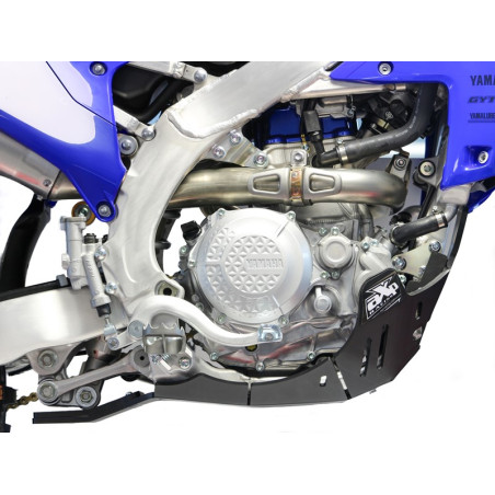 Right side of the HDPE plastic skid plate for Yamaha YZ450F and YZ450FX