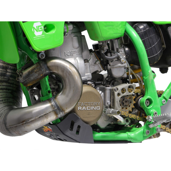 Côté gauche du sabot en plastique PEHD pour Kawasaki KX250 y KX500