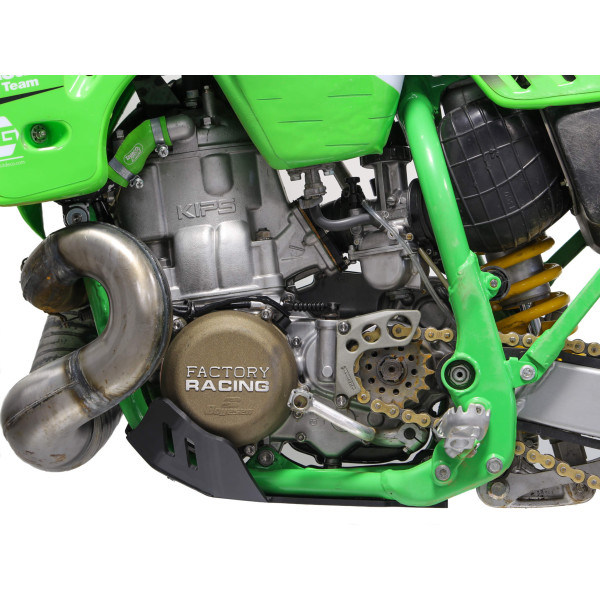 Côté gauche du sabot en plastique PEHD pour Kawasaki KX250 y KX500