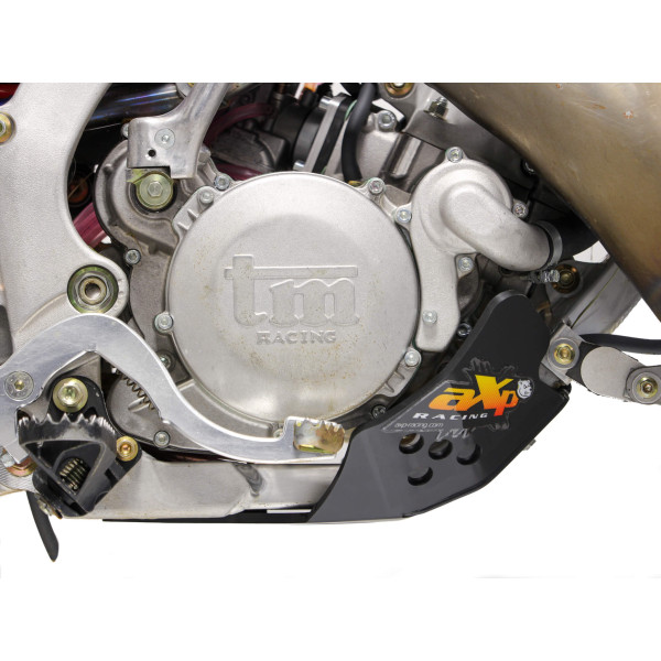 Right side of the 6mm HDPE plastic skid plate for TM Racing MX85