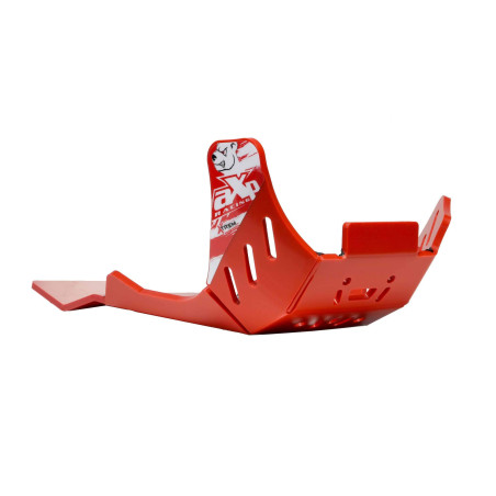 Sabot rouge en plastique PEHD avec protection de biellette pour GasGas EC450F / EC500F / MC450F / ES500 / EW500F / EX450F