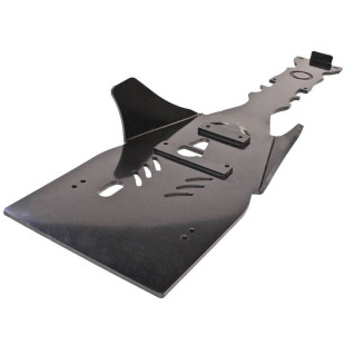 Sabot central en plastique PEHD noir de 8mm d'épaisseur pour Yamaha YFZ450R