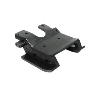 Sabot arrière noir en plastique PEHD 10mm d’épaisseur pour Yamaha YFZ450R