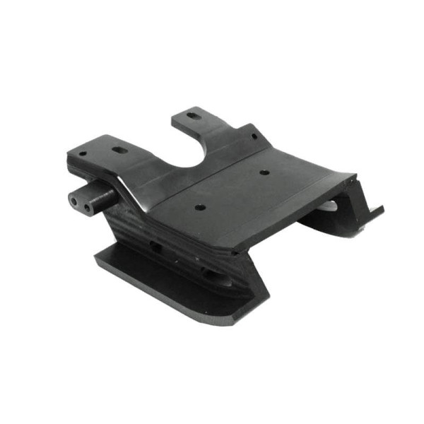 Sabot arrière noir en plastique PEHD 10mm d’épaisseur pour Yamaha YFZ450R
