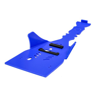 Sabot central en plastique PEHD bleu de 8mm d'épaisseur pour Yamaha YFZ450R